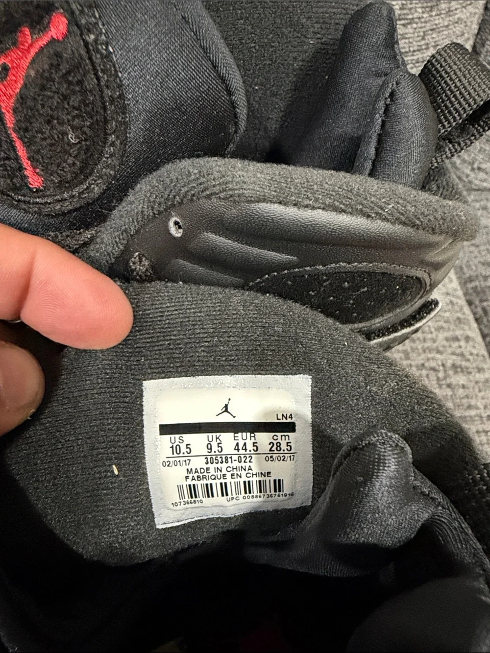 Air Jordan 8 Retro 'Bred' great condition 10.5